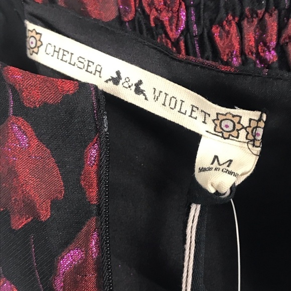 Chelsea & Violet Metallica Floral Dress - Picture 13 of 15